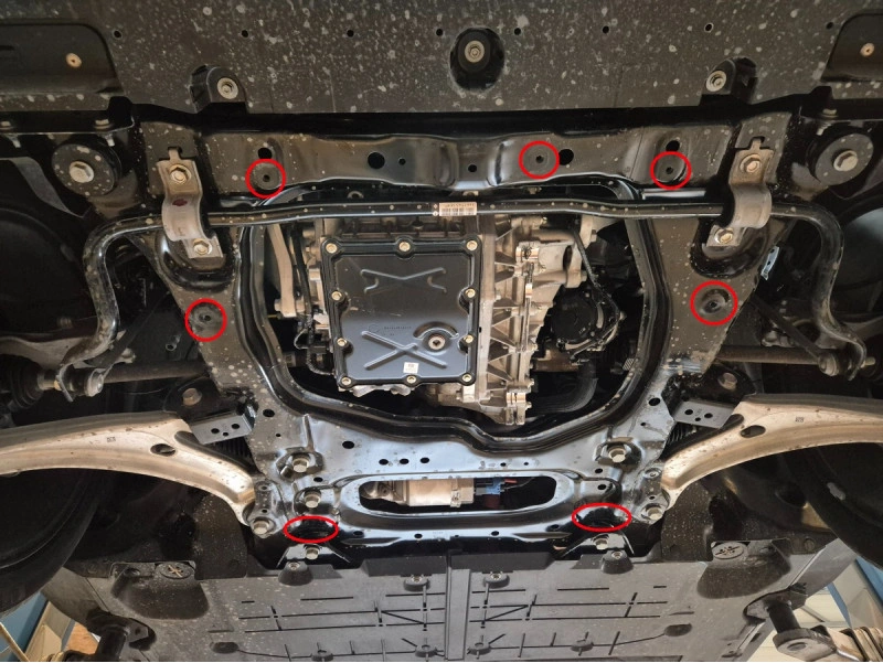 Bunnplate stål Renault Scenic E-Tech Electric 2024 -> | Motordeksel - Beskyttelse deksel under motor – bilde 6