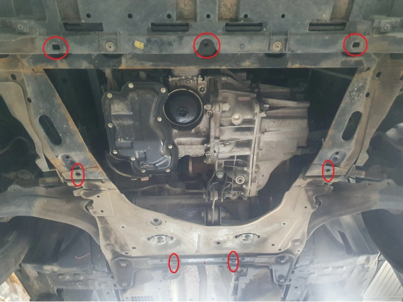 Bunnplate stål Renault Zoe 2012 -> | Motordeksel - Beskyttelse deksel under motor – bilde 4