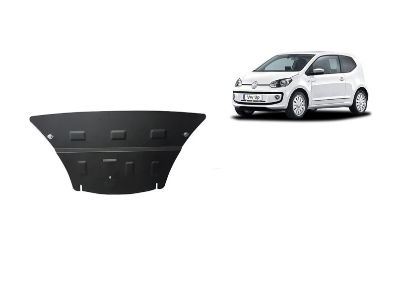 Bunnplate stål Seat Mii 2011 - 2021 / Skoda Citigo 2011 - 2020 / VW Up 2011 - 2023 | Motordeksel - Beskyttelse deksel under motor