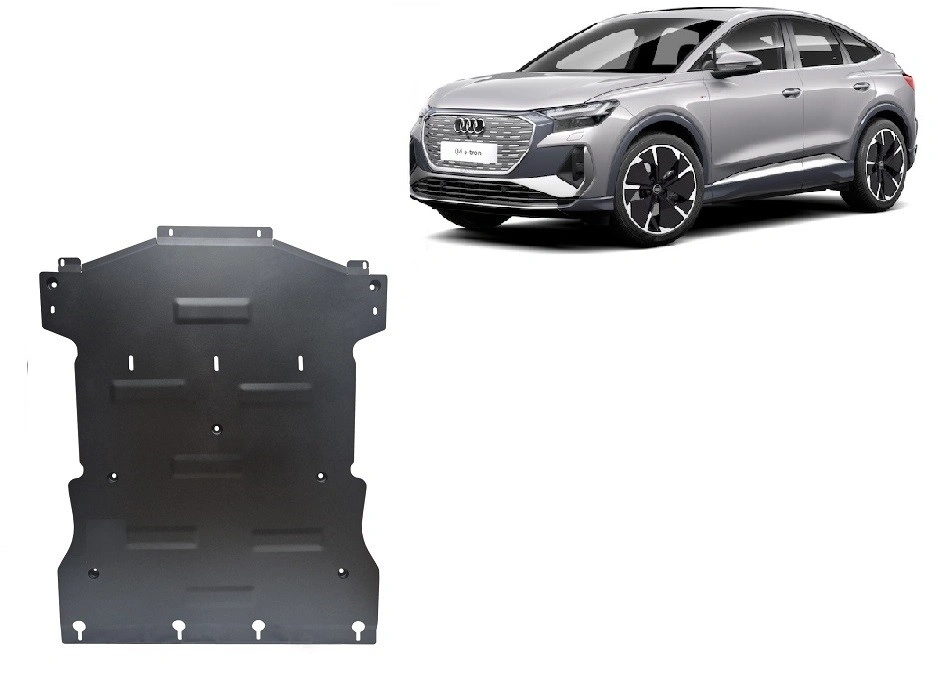 Bunnplate stål Skoda Enyaq iV / VW ID.3 / VW ID.4 / VW ID.5 / Audi Q4 e-Tron / Cupra Born | Motordeksel - Beskyttelse deksel under elmotor – bilde 3