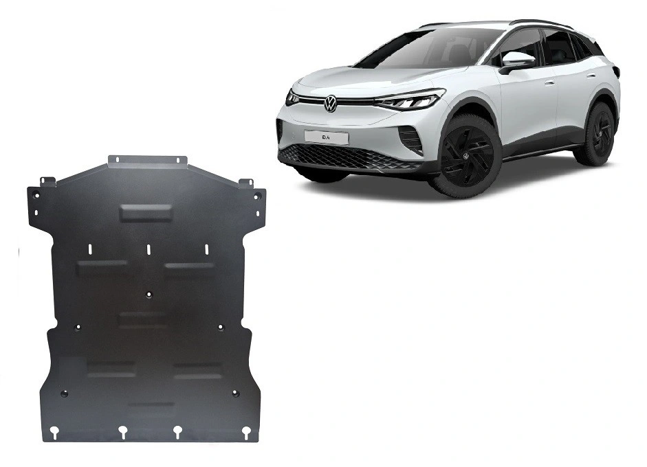 Bunnplate stål Skoda Enyaq iV / VW ID.3 / VW ID.4 / VW ID.5 / Audi Q4 e-Tron / Cupra Born | Motordeksel - Beskyttelse deksel under elmotor – bilde 9