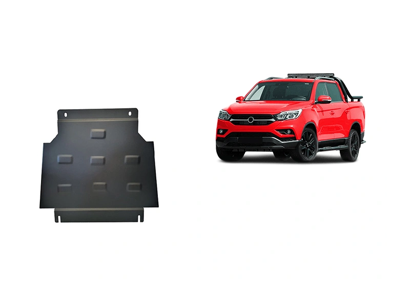 Bunnplate stål Ssangyong Musso Grand 2018 ->  | Girkassedeksel - Beskyttelse deksel under girkasse
