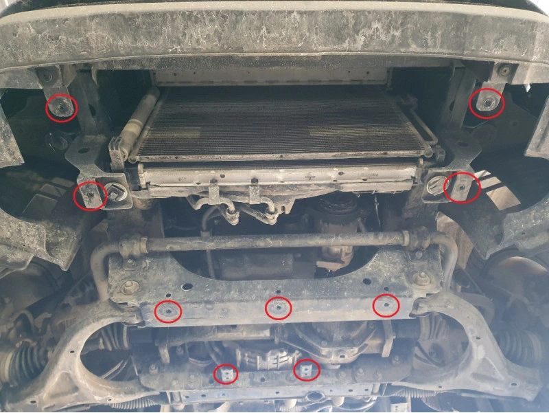 Bunnplate stål Ssangyong Musso Grand 2018 -> | Motordeksel - Beskyttelse deksel under motor – bilde 5