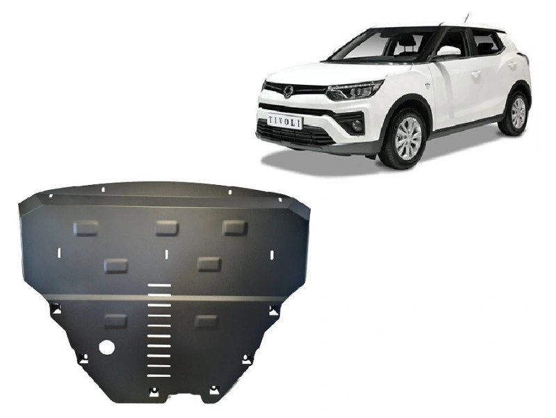 Bunnplate stål SsangYong Tivoli 2015 - 2023 | Motordeksel - Beskyttelse deksel under motor