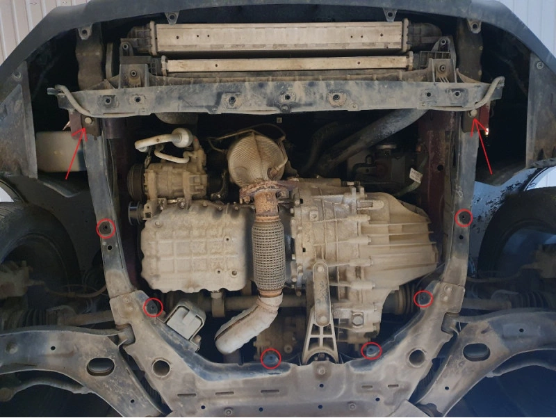 Bunnplate stål SsangYong Tivoli 2015 - 2023 | Motordeksel - Beskyttelse deksel under motor – bilde 5
