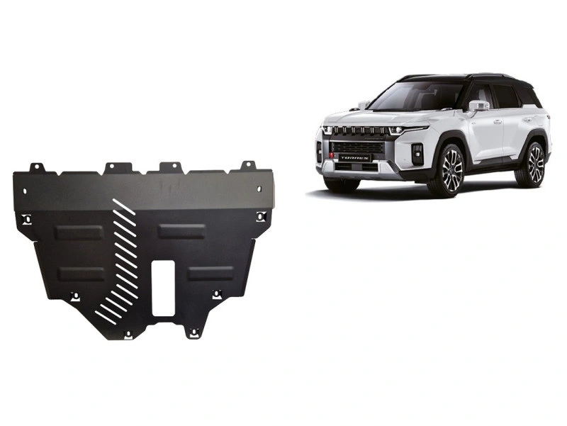 Bunnplate stål Ssangyong Torres 2022-> | Motordeksel - Beskyttelse deksel under motor