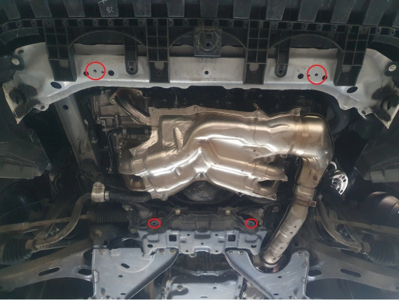 Bunnplate stål Subaru XV 2018 - 2022 | Motordeksel - Beskyttelse deksel under motor – bilde 8