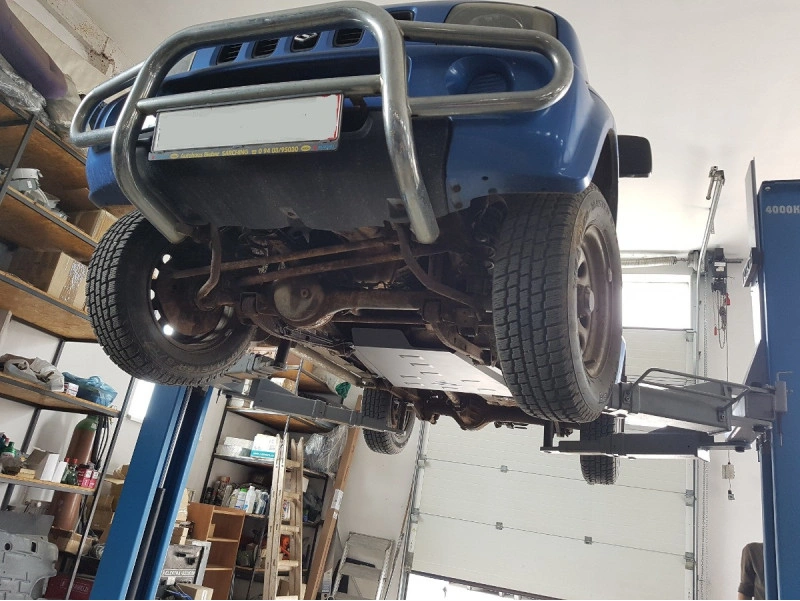 Bunnplate stål Suzuki Jimny 1998 - 2018 | Girkassedeksel - Beskyttelse deksel under girkasse – bilde 6
