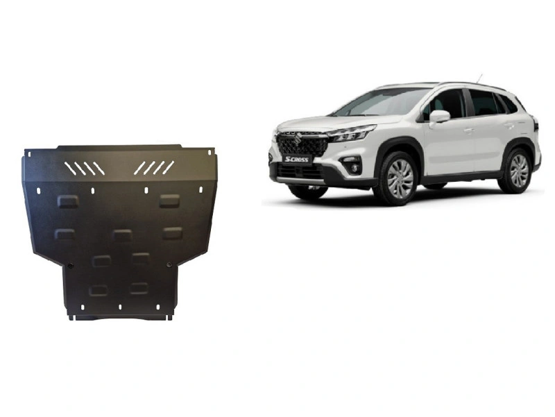 Bunnplate stål Suzuki S-Cross 2023 -> | Motordeksel - Beskyttelse deksel under motor
