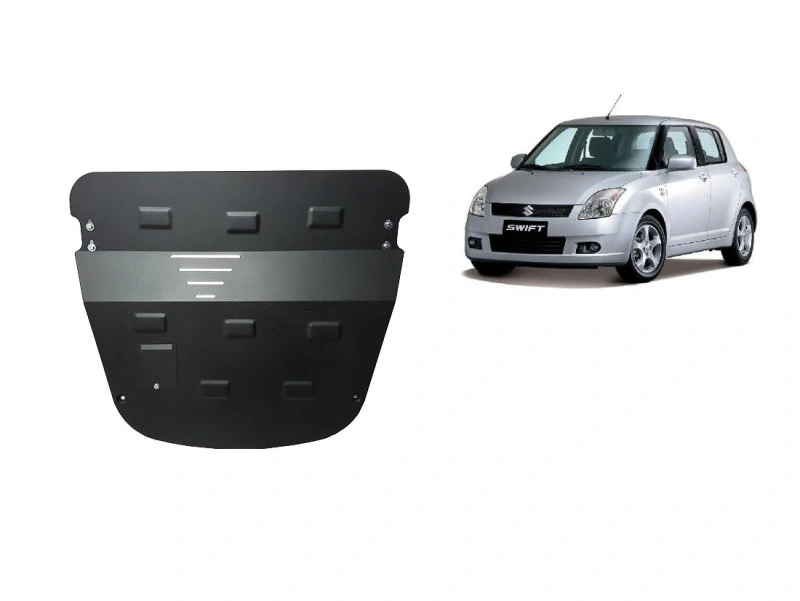 Bunnplate stål Suzuki Swift 3 2010 - 2017 | Motordeksel - Beskyttelse deksel under motor