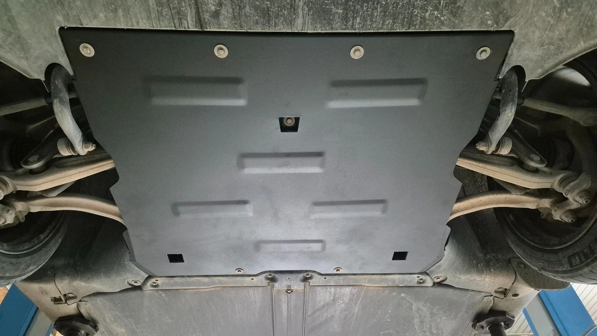 Bunnplate stål Tesla Model 3 2017 -> / Tesla Model Y 2020 - 2025 │ Elektrisk motor foran - AWD Beskyttelse deksel under elmotor – bilde 4