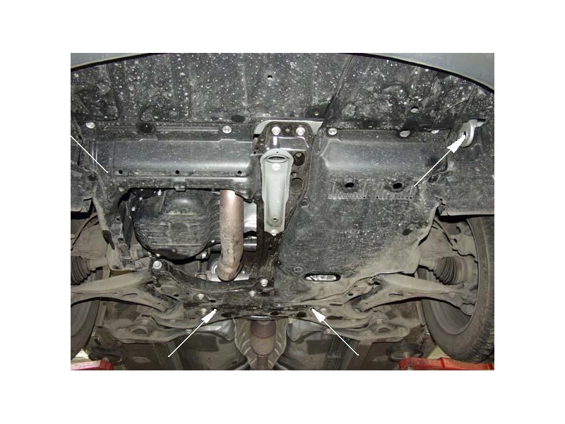 Bunnplate stål Toyota Avensis 2003 - 2008 |  Motordeksel - Beskyttelse deksel under motor Image 6