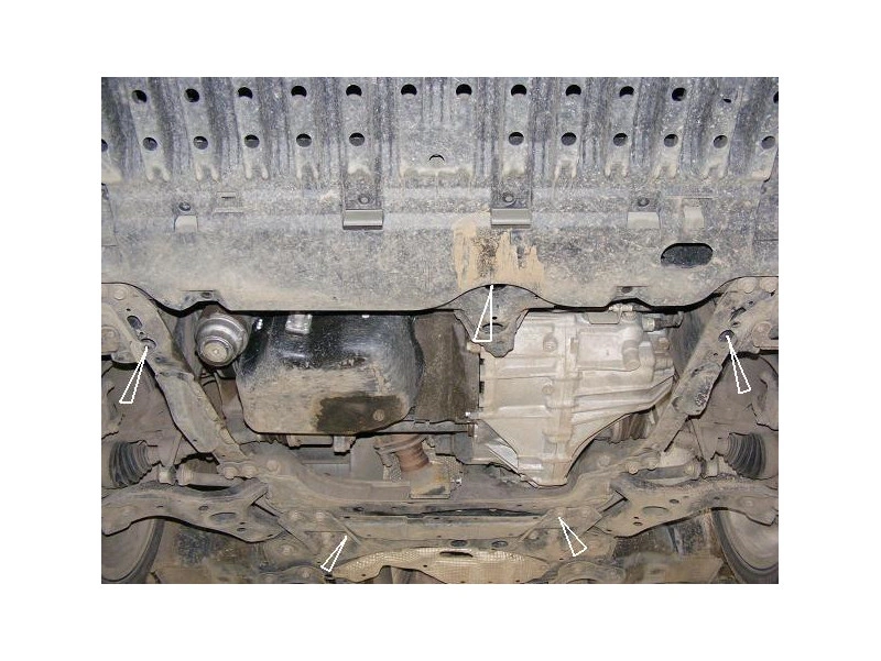 Bunnplate stål Toyota Avensis 2008 - 2018 | Motordeksel - Beskyttelse deksel under motor – bilde 3