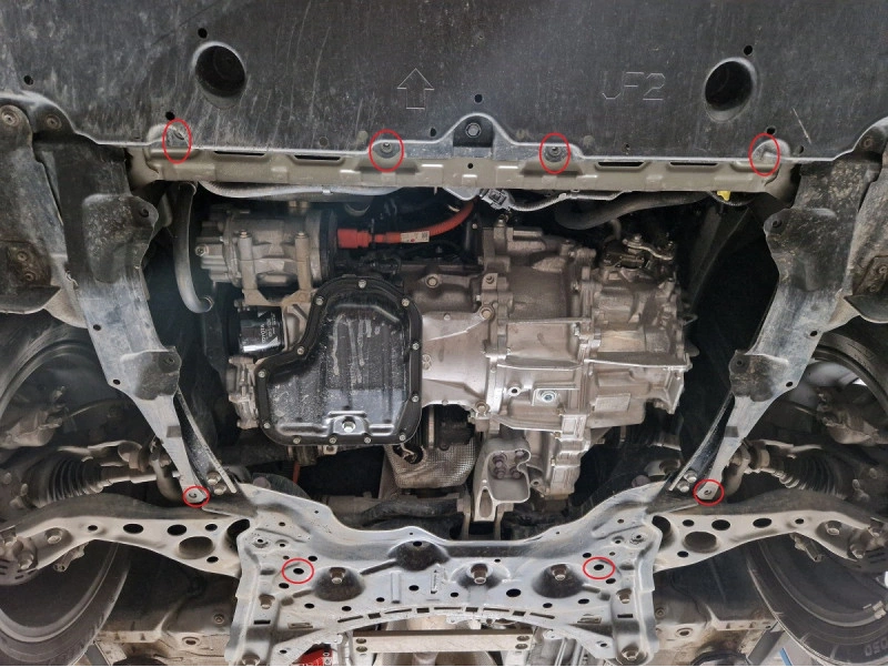 Bunnplate stål Toyota Corolla Cross 2022 -> | Motordeksel - Beskyttelse deksel under motor – bilde 7