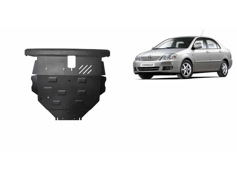 Bunnplate stål Toyota Corolla (E120 / E130) 2002 - 2007 | Motordeksel - Beskyttelse deksel under motor