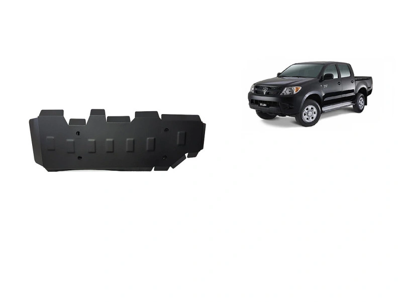 Bunnplate stål Toyota Hilux 2004 - 2015 | Drivstofftankdeksel - Beskyttelse deksel under dieseltank
