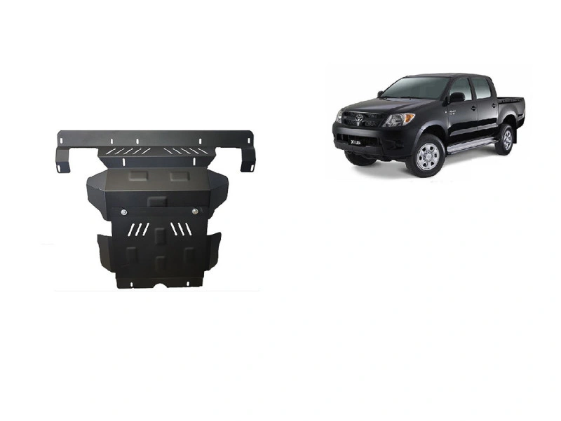 Bunnplate stål Toyota Hilux 2004 - 2015 | Motordeksel - Beskyttelse deksel under motor