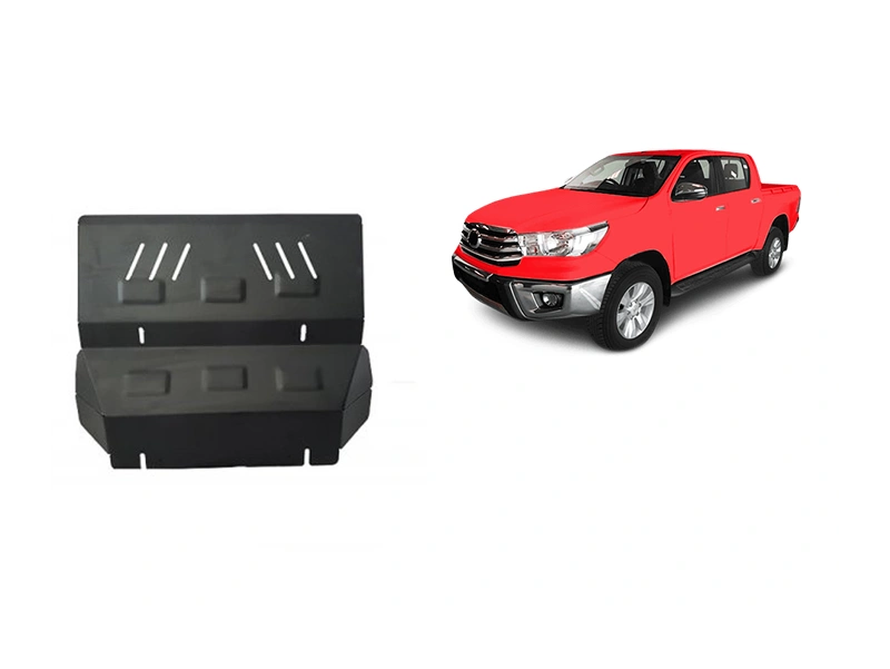 Bunnplate stål Toyota Hilux Revo 2016 -> | Radiatordeksel - Beskyttelse deksel under radiator
