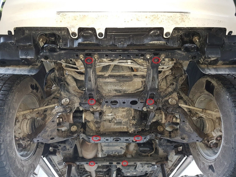 Bunnplate stål Toyota Hilux Revo 2016 -> | Radiatordeksel - Beskyttelse deksel under radiator – bilde 3