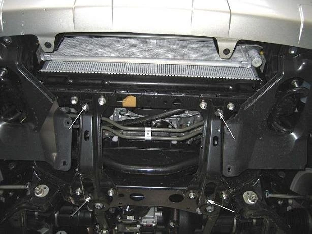 Bunnplate stål Toyota Hilux VII 2005 - 2015 │ Beskyttelse deksel under motor + girkasse + differensial – bilde 6