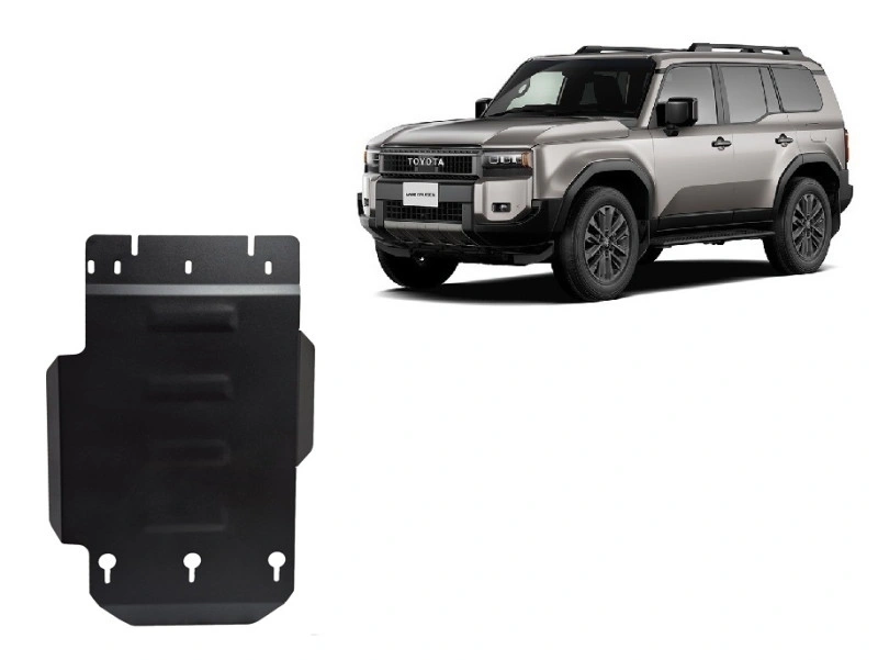 Bunnplate stål Toyota Land Cruiser 250 2024 -> | Girkassedeksel - Beskyttelse deksel under girkasse