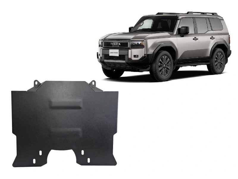 Bunnplate stål Toyota Land Cruiser 250 2024 -> | Motordeksel - Beskyttelse deksel under motor