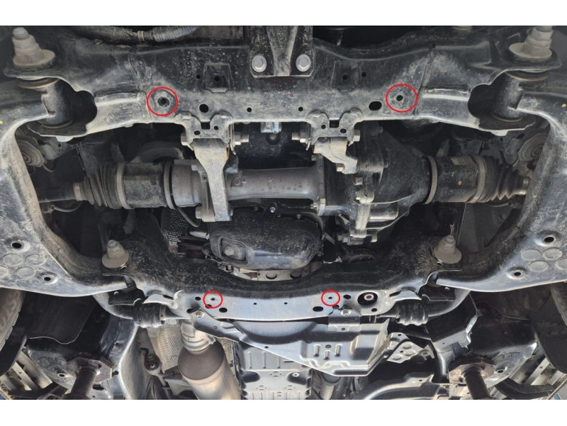 Bunnplate stål Toyota Land Cruiser 250 2024 -> | Motordeksel - Beskyttelse deksel under motor – bilde 4