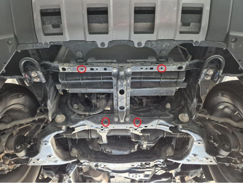 Bunnplate stål Toyota Land Cruiser 250 2024 -> | Radiatordeksel - Beskyttelse deksel under radiator – bilde 6