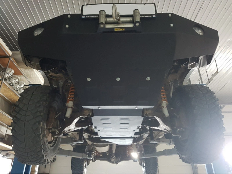 Bunnplate stål Toyota Land Cruiser J90 1996 – 2002.│ 3-dørs - Girkassedeksel - Beskyttelse deksel under girkasse – bilde 5