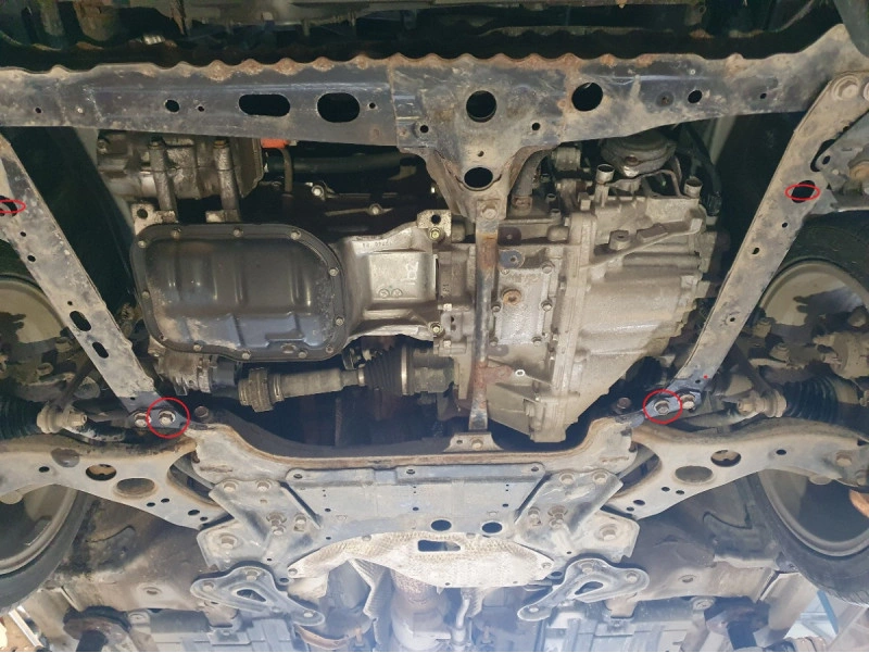 Bunnplate stål Toyota Prius 2008 - 2015 | Motordeksel - Beskyttelse deksel under motor – bilde 5