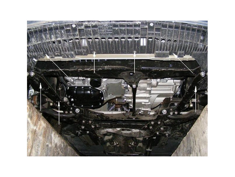 Bunnplate stål Toyota Prius 2008 - 2015 | Motordeksel - Beskyttelse deksel under motor – bilde 7