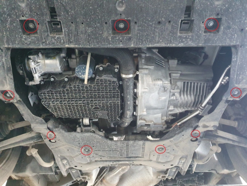 Bunnplate stål Toyota Proace City 2020 -> | Motordeksel - Beskyttelse deksel under motor Image 5