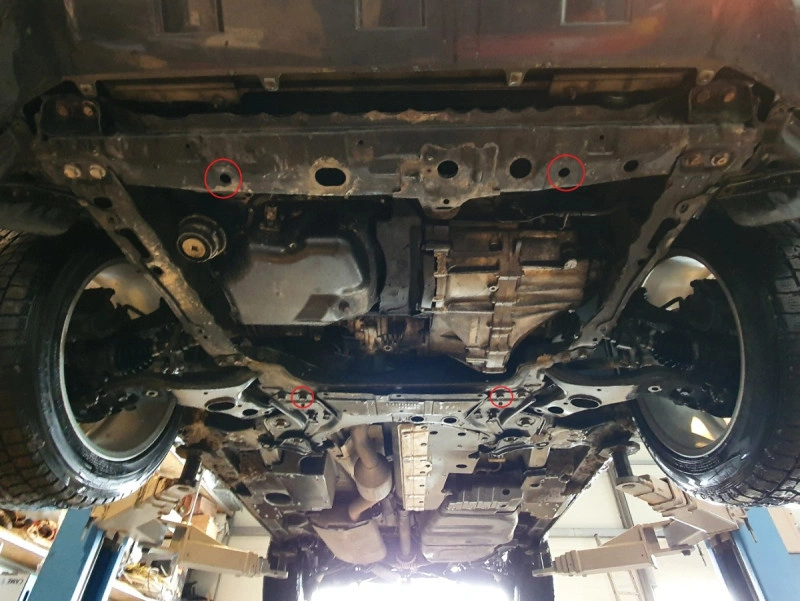 Bunnplate stål Toyota RAV 4 Diesel 2006 - 2013 | Motordeksel - Beskyttelse deksel under motor – bilde 4