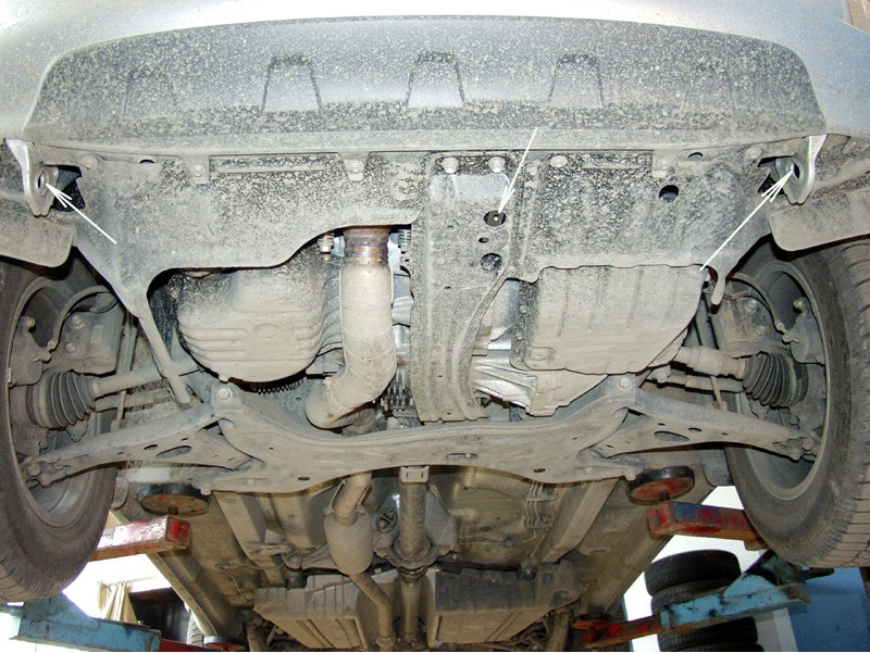 Bunnplate stål Toyota Rav4 2000 - 2006 | Motordeksel - Beskyttelse deksel under motor – bilde 5