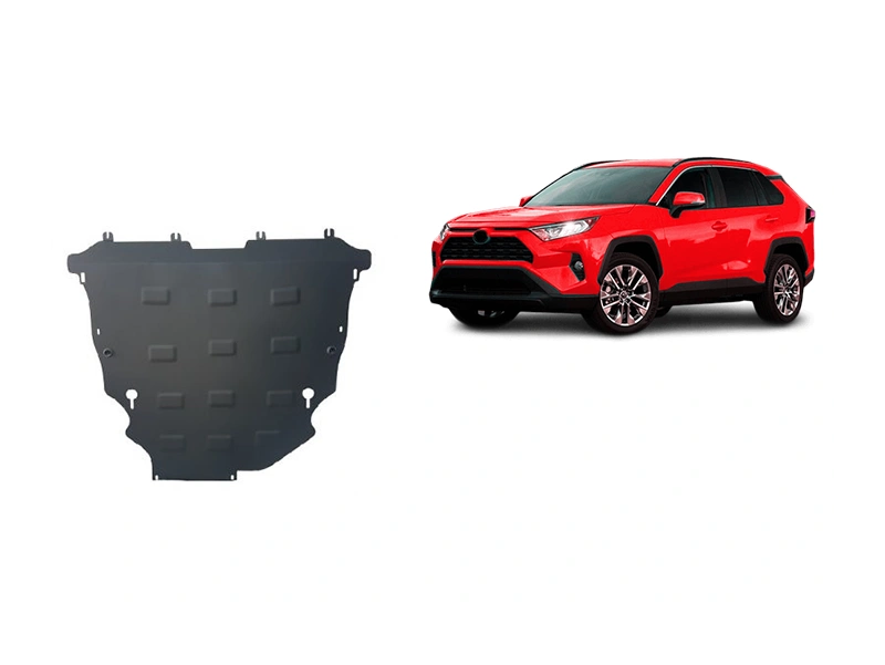 Bunnplate stål Toyota RAV4 V 2019 -> / Toyota RAV4 Plug-in Hybrid 2020 -> | Motordeksel - Beskyttelse deksel under motor