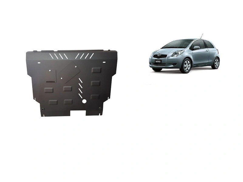 Bunnplate stål Toyota Yaris Diesel 2005 - 2011 | Motordeksel - Beskyttelse deksel under motor