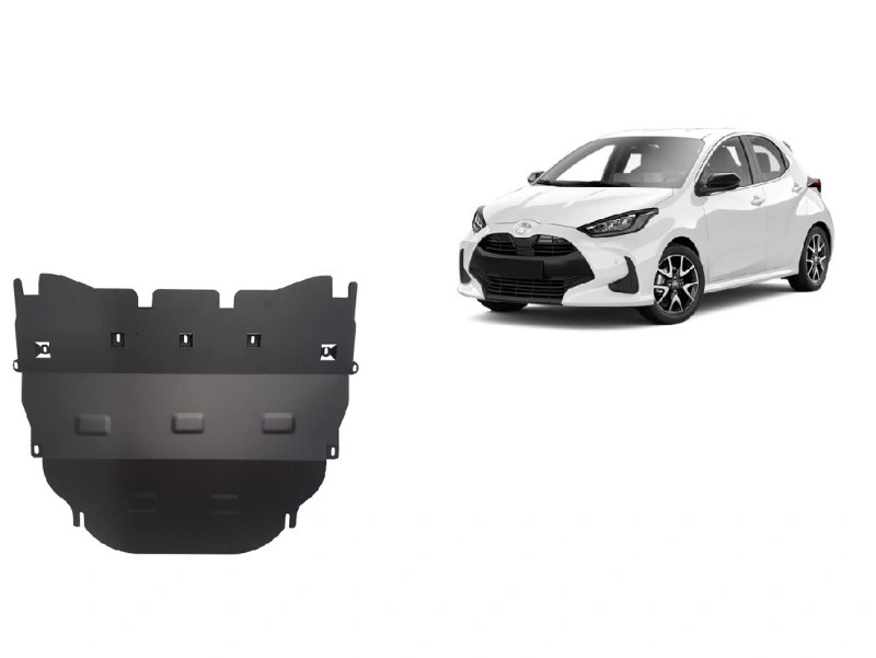 Bunnplate stål Toyota Yaris XP210 2021 -> | Motordeksel - Beskyttelse deksel under motor