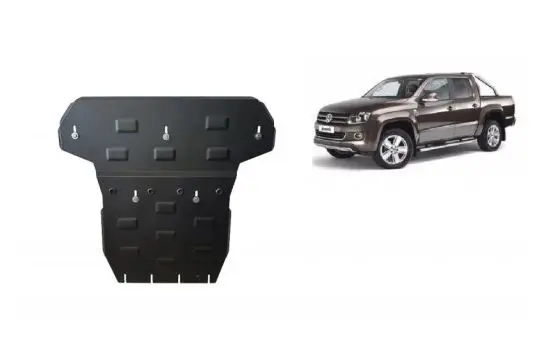 Bunnplate stål Volkswagen Amarok 2010 - 2022 | Girkassedeksel - Beskyttelse deksel under girkasse
