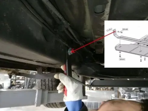 Bunnplate stål Volkswagen Amarok 2010 - 2022 | Girkassedeksel - Beskyttelse deksel under girkasse – bilde 5