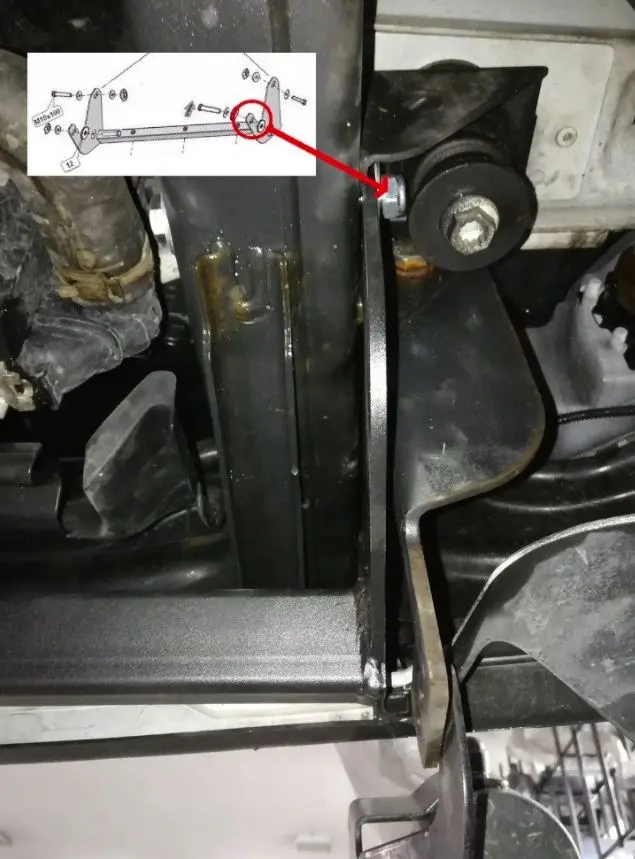 Bunnplate stål Volkswagen Amarok 2010 - 2022 | Motordeksel - Beskyttelse deksel under motor – bilde 10