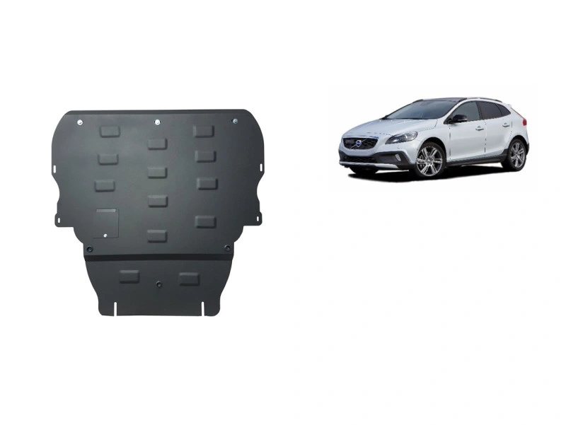 Bunnplate stål Volvo V40 2012 - 2019 | Motordeksel - Beskyttelse deksel under motor