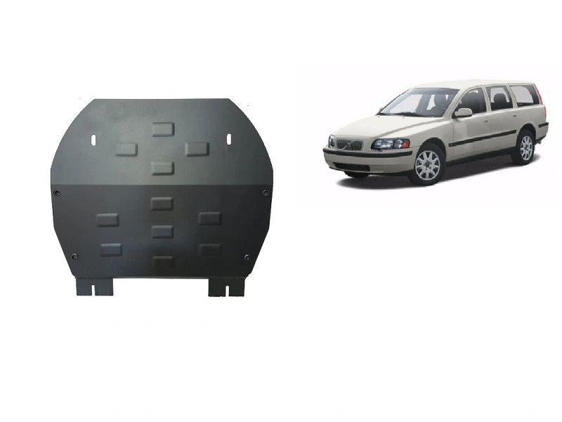 Bunnplate stål Volvo V70 / XC70 Cross Country / Volvo S60 / S80 | Motordeksel - Beskyttelse deksel under motor