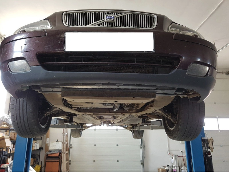 Bunnplate stål Volvo V70 / XC70 Cross Country / Volvo S60 / S80 | Motordeksel - Beskyttelse deksel under motor Image 9