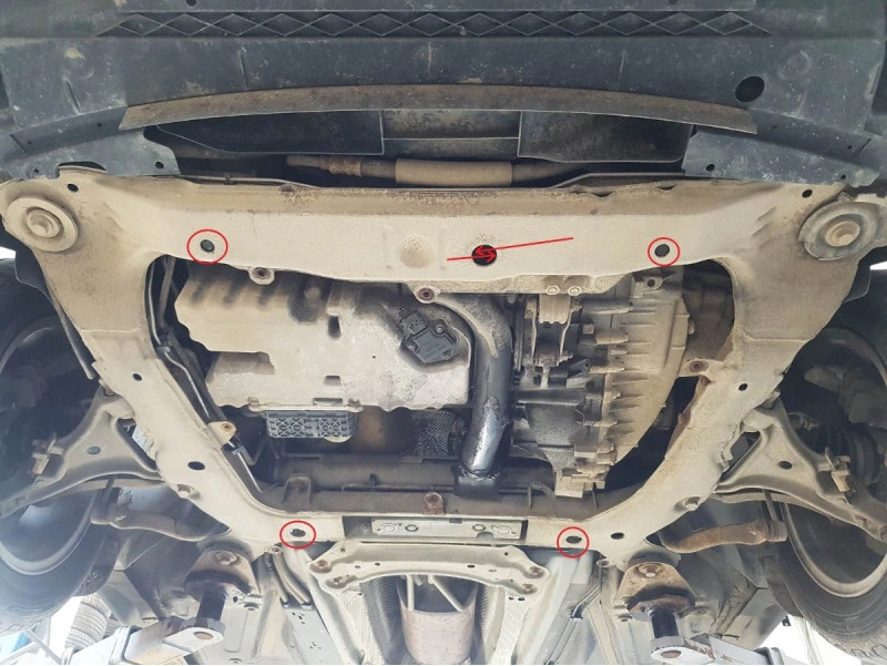 Bunnplate stål  Volvo XC90 I 2002 - 2014 | Motordeksel - Beskyttelse deksel under motor – bilde 5