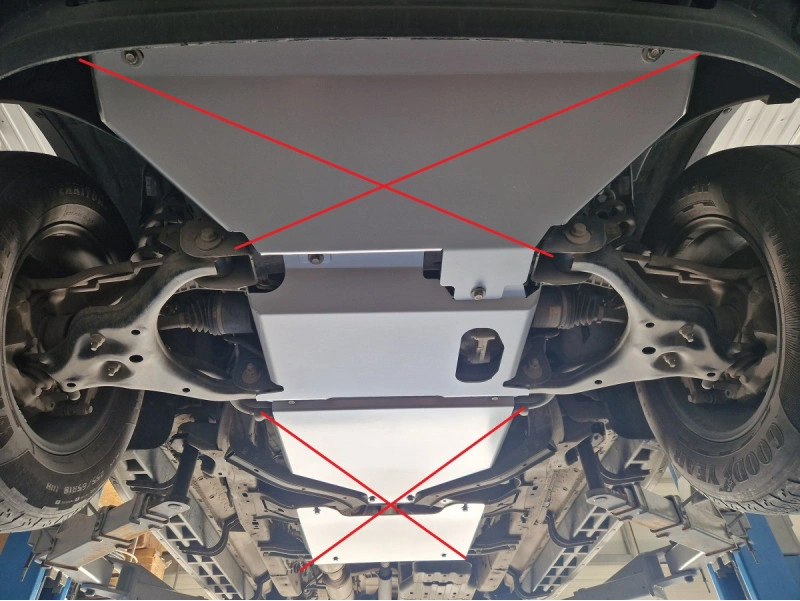 Bunnplate stål VW Amarok II /2023 ->  Ford Ranger 2022 -> | Motordeksel - Beskyttelse deksel under motor – bilde 5