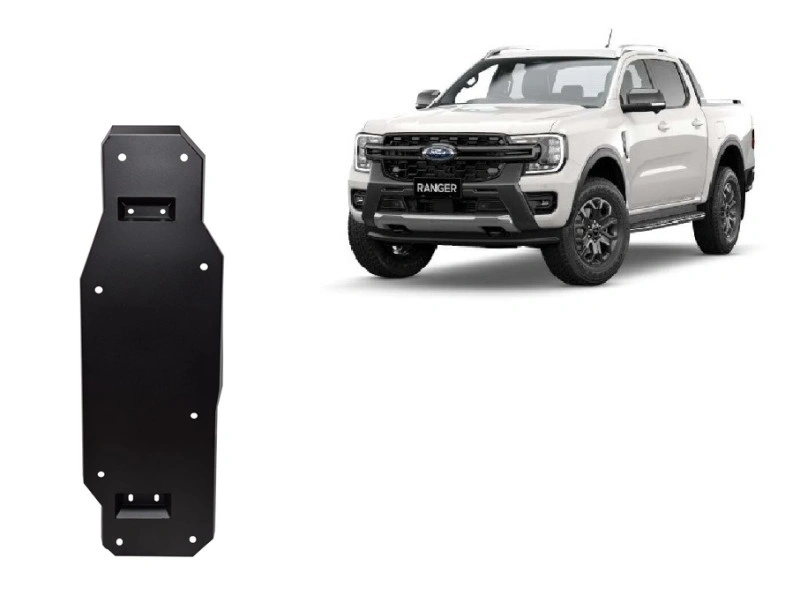 Bunnplate stål VW Amarok II / Ford Ranger 2022 -> | Drivstofftankdeksel - Beskyttelse deksel under dieseltank – bilde 3