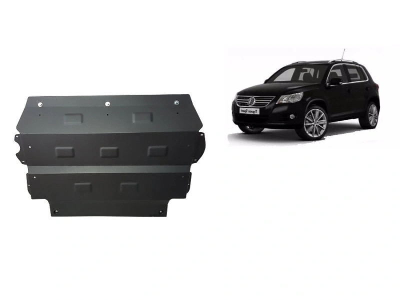 Bunnplate stål VW Tiguan 2007 - 2015 | Motordeksel - Beskyttelse deksel under motor