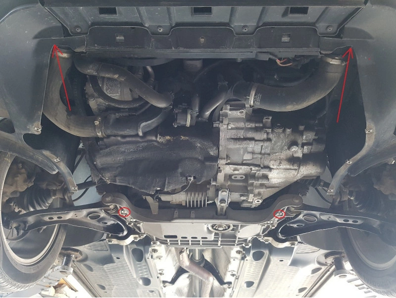 Bunnplate stål VW Tiguan 2007 - 2015 | Motordeksel - Beskyttelse deksel under motor – bilde 9