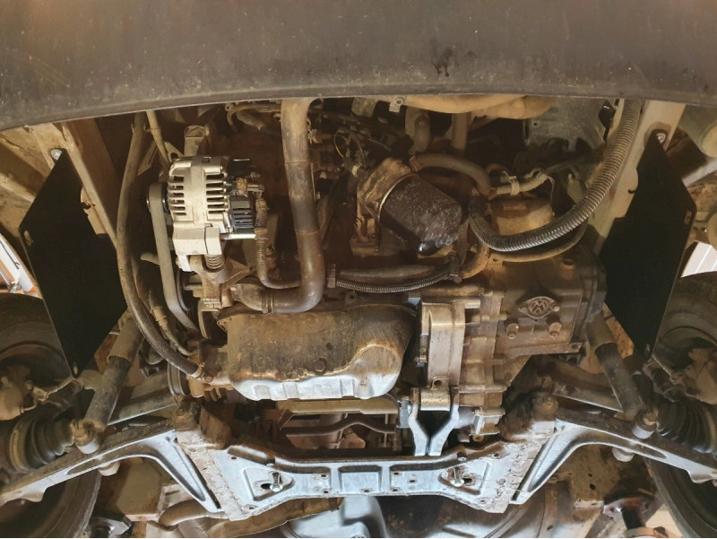 Bunnplate stål VW Transporter T4 Caravelle 1990 - 2003 / VW Transporter T4 1990 - 2003 | Motordeksel - Beskyttelse deksel under motor – bilde 7
