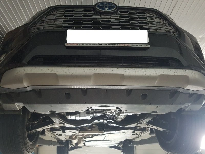 Bunnplatesett stål Toyota RAV4 Plug-in Hybrid 2020 -> │ Motordeksel - Beskyttelse deksel under motor + girkasse + differensial – bilde 8